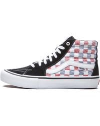Vans - Sk8-Hi "Sketched Checkerboard" Vn0A45Jd2Mb" - Lyst