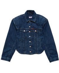 Martine Rose - Extreme Shoulder Denim Jacket 251Wd08514" - Lyst