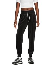 Nike - Sportswear High-Waisted Velour Joggers Anthracite" Dv7820 010" - Lyst