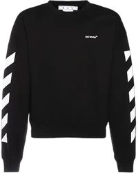 Off-White c/o Virgil Abloh - Diagonal Helvetica Oversized Sweatshirt Omba058C99Fle0011001" - Lyst