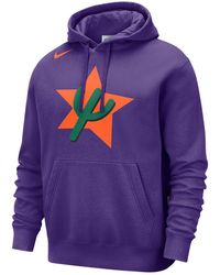 Nike - Nba Fleece Pullover Hoodie "Suns Club City Edition" Fz0607 504" - Lyst