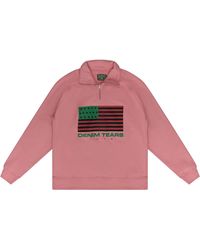 DENIM TEARS - 1619 Quarter Zip Sweater Dt746" - Lyst