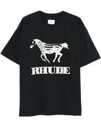 Rhude - Dinero T-Shirt "Vintage" Rhfw25Tt01012 3158" - Lyst