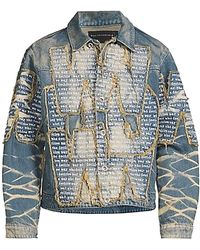 Who Decides War - Wdw Overlay Denim Jacket Pjvz4Hou" - Lyst
