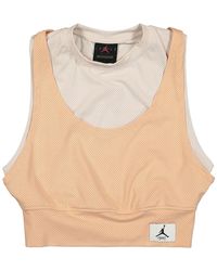 Nike - Air Essentials Crop Top Onyx Light Orewood" Dn0602 268" - Lyst