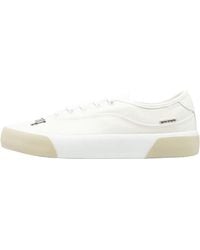 Palm Angels - Logo Lace-Up Skater Sneakers "Cream/ Pmin001S23Fab0018501" - Lyst