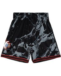 Mitchell & Ness - Team Marble Swingman Shorts "Nba Philadelphia 76Ers 2000" Pfsw1279 P7600Pppblck" - Lyst