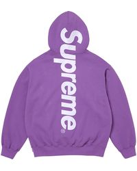 Supreme - Satin Appliqué Hooded Sweatshirt "Fw25 - Lyst