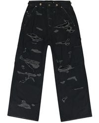 PROJECT G/R - Distressed Patch Work Sweatpants Pgr Xjns 0001" - Lyst