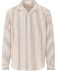 The Row - Vanja Striped Shirt "Ivory R000216 W4728 Iwr" - Lyst