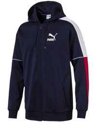 PUMA - Retro Full Zip Hoodie "Peacoat" 576375 06" - Lyst