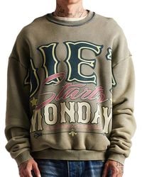 DIET STARTS MONDAY - Jumbo Crewneck Sweater "Stonewash" Dsm Hol2501 020" - Lyst