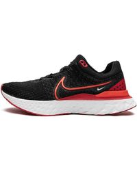 Nike - React Infinity Run Fk 3 Mns "blasck University Red" Shoes - Lyst