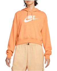 Nike - Sportswear Club Fleece Oversized Graphic Hoodie Trance Heather Dq5850 871" - Lyst