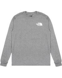 The North Face - Box Nse Long Sleeves T-Shirt "Medium" Nf0A811Ngvd" - Lyst