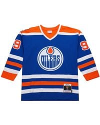 Mitchell & Ness - Nhl Dark Jersey Oilers 1979 Wayne Gretzky "Royal" Jy8745 Edoroya" - Lyst