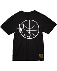 Mitchell & Ness - Nba Golden State Warriors Hardwood Classics T-Shirt Mm18350 Gsw Bmt" - Lyst
