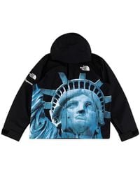 Supreme The North Face Statue Of Liberty Hooded Sweatshirt Black ...