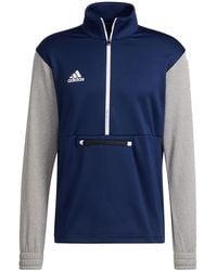 adidas - Team Issue Half-Zip Sweatshirt "Team Medium Heather Hi0695" - Lyst