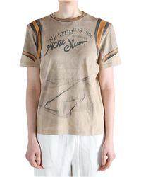 Acne Studios - Graphic T-Shirt "Sand" Fn Wn Tshi000873 Sand" - Lyst