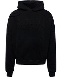 Satoshi Nakamoto - Moto Logo Hooded Sweatshirt Ss25H0002 Blk" - Lyst