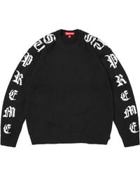 Supreme - Old English Sleeves Sweater "Ss26 - Lyst