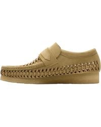 Clarks - Wallabee Loafer Weave "Maple Suede" 26176534" - Lyst