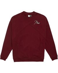 Rhude - Embroidered Crewneck "Burgundy" Pf22Sw01012800" - Lyst