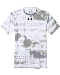 Under Armour - Freedom Camo Short Sleeve Compression Shirt 1260445 100" - Lyst