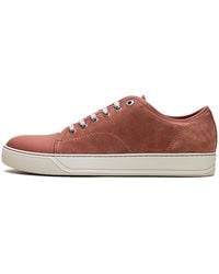 Lanvin - Dbb1 Low-Top Leather Sneakers "Clay" - Lyst