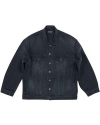 Balenciaga - Hand Drawn Bb Icon Oversized Jacket Rf11724646 Tnw54 1129" - Lyst