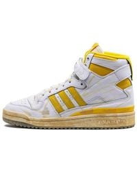 adidas - Forum 84 Hi Aec "white Hazy Yellow" Shoes - Lyst