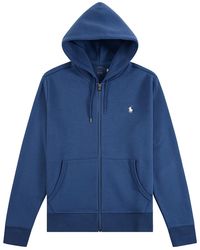Polo Ralph Lauren - Double-Knit Full Zip Hoodie "Aviator" 710881517087" - Lyst
