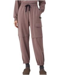 Brunello Cucinelli - Cotton Cargo Jogger Trousers "Fig" Brun2701" - Lyst