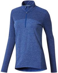 PUMA - Evoknit Seamless 1/4 Zip Sweater "Peacoat Heather" 574645 06" - Lyst