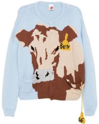 Sky High Farm - Handknit Barry Cardigan Shf08N001-Blu" - Lyst