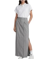 Brunello Cucinelli - Wool Skirt "Light" Brun1707" - Lyst