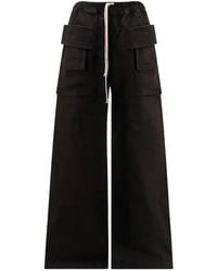 Rick Owens - Creatch Wide Cargo Pants "Dark Dust" Du02E7394 Tw 78" - Lyst