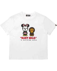 A Bathing Ape - Disney Minnie Mouse Baby Milo Mini T-Shirt 117" - Lyst