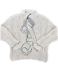 Palm Angels - Butter Knitted A Sweater Pwhe032F22Kni0010410" - Lyst