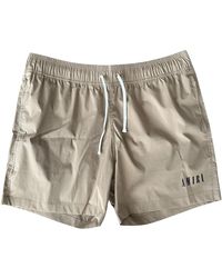 Amiri - Core Logo Swim Shorts "Tan & Ps23Msb001 281" - Lyst