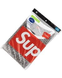 Supreme - Hanes Tagless T-Shirt (2 Pack) "Ss19" Su6648" - Lyst