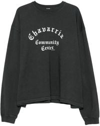 Willy Chavarria - Community Center Long-Sleeve Buffalo T-Shirt Mujte031 061N 001" - Lyst