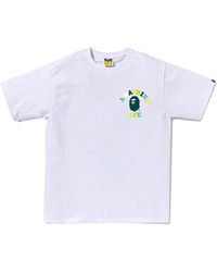 A Bathing Ape - Colors College Ats Ss T-Shirt 0Zxtem028101Q Whx" - Lyst