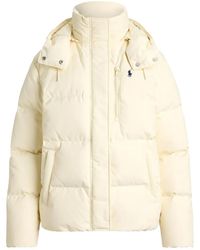 Polo Ralph Lauren - 95D Matte Taffeta Woven Coat "Estate Cream" 211B17285003" - Lyst