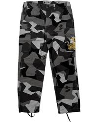 A Bathing Ape - Side Tiger Patch Cargo Pants "Camo" Bstcpgc" - Lyst