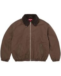 Supreme - Faux Shearling Lined Bomber Jacket "Fw26 - Lyst