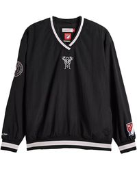 Mitchell & Ness - Classic Nylon Pullover Current Logo "Mls Miami Cf" Ojpo7221 Imcyypppblck" - Lyst