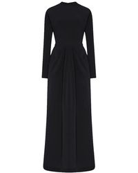The Row - Anselm Dress 8625 K209 Blk" - Lyst