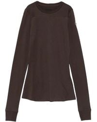 Moncler - Rick Owens Knitted Girder Long-Sleeve T-Shirt "Dark Dust" Mon42" - Lyst